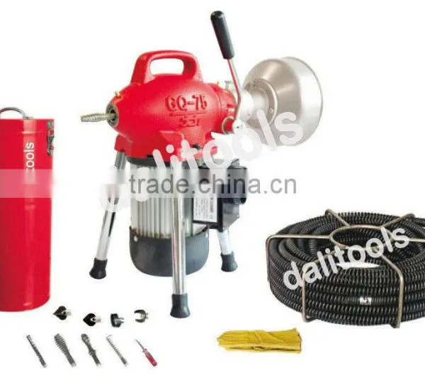 Professional Electric Drain Cleaning Machines for Sale GQ-75 390W With CE Certification photo-2
