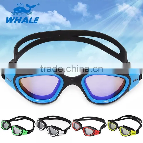 2015 New Panoramic Silicone Adult Swimming Goggles in Blue Lens(CF-7202) photo-5