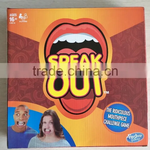 2016 Family Christmas Gifts Plastic Indoor Board Game Pieces Speak Out Game photo-5
