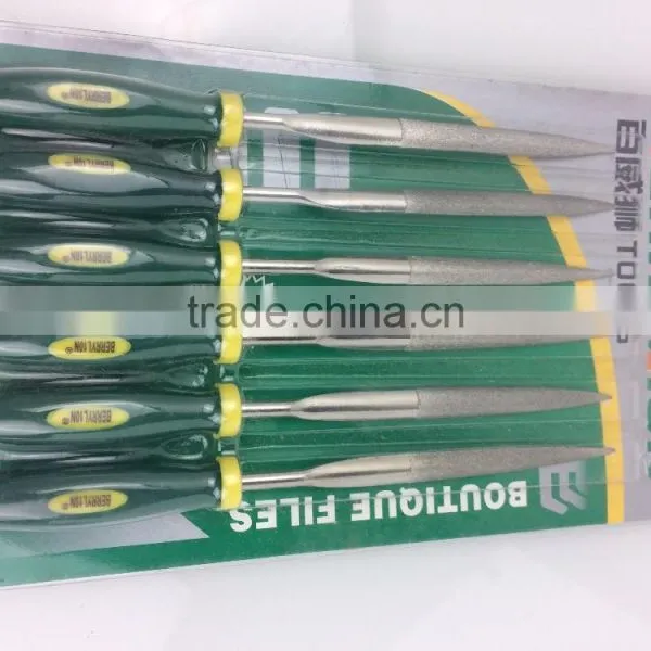BERRYLION Half Round Diamond File Length 140mm With Soft Grip photo-6