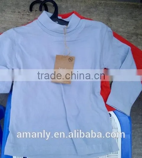 Kids High Neck Long T-shirts photo-4