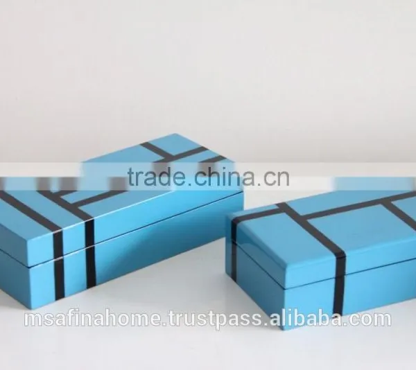 Rectangle Colored Lacquer Box photo-3