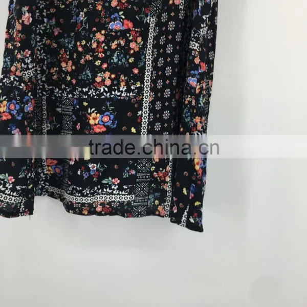 Girl Stock Flower Cold Shoulder Summer Dress photo-3