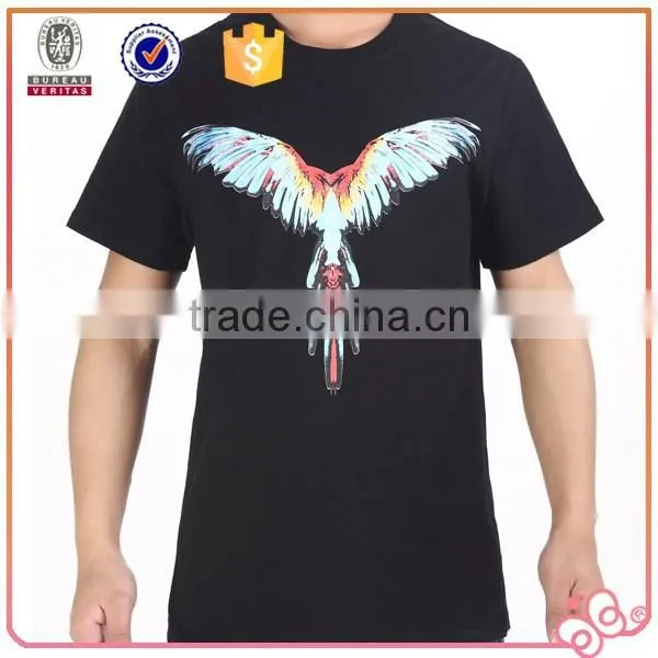 2016 China Manufacturer Custom Men Black Tshirts Bulk photo-2