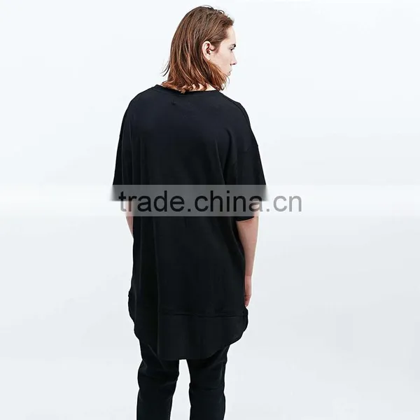 Fashion Blank Casual Loose 7xl T-shirts for Men photo-2