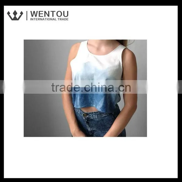 Wholesale Modern Natural Dye Crop Top photo-3