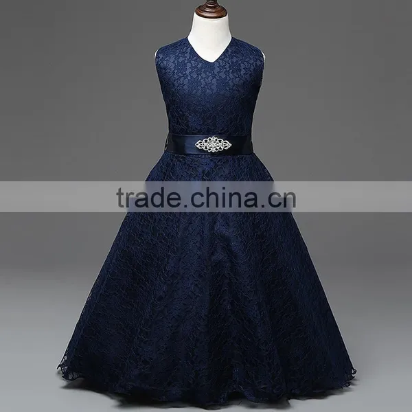 New Flower Girl Princess Dress Kid Party Pageant Wedding Dress photo-5