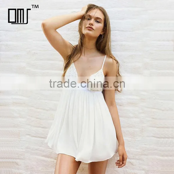 Fit and Flare Chiffon Playsuit Latest Hot Sell Ladies Apparel