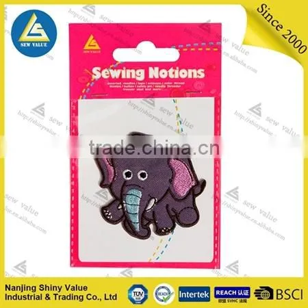 4pcs/set Printed Fabric Iron on Appliques, Small Owls photo-5