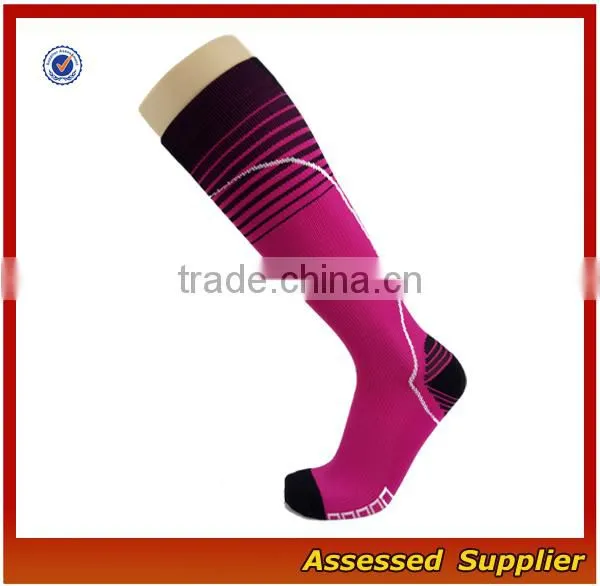 FXS154 Custom Knee High 20-30 MmHg Sport Compression Socks Running photo-3