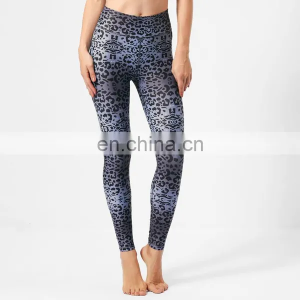 2017 Blank Activewear Manufacturer Custom Logo High Waisted Yoga Gym Sports Fitness Leggings for Women Wholesale photo-5