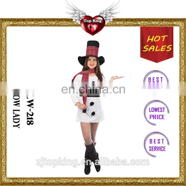 Halloween Snow Lady Costumes Snow White Sexy Christmas Costume for Female