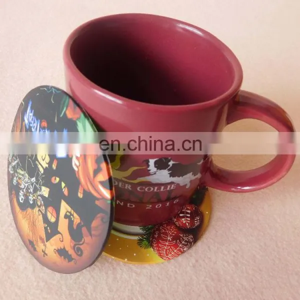 Full Color Printing Drink Beer Silicone Cup Coaster Set for Promotion photo-5