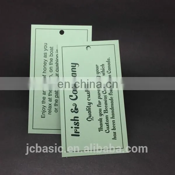 Wholesale New Design Art Paper Printing Cheap Custom Hang Tags photo-5