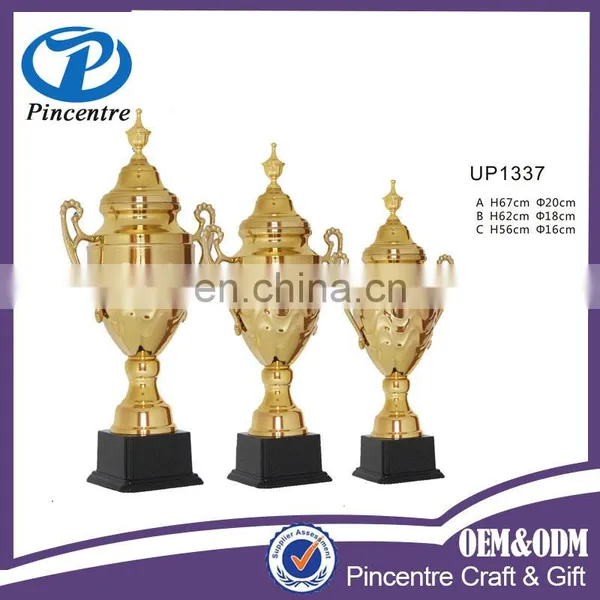 Wholesale Custom Electroplating Soccer Awards Metal Football Sport Trophy Made in China photo-5