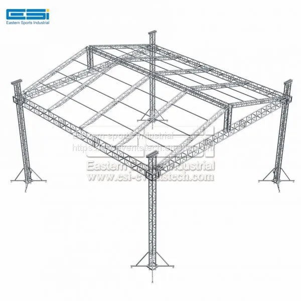 Aluminum Mini Light Stand Pipe Outdoor Stage Box Roof Circle Truss System photo-4