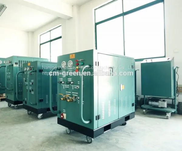 Customizable R1234yf/R32/R600/R290 Multi-function WFL16 for ISO Tank Refrigerant Liquid/gas Recovery/reclaim Unit photo-2