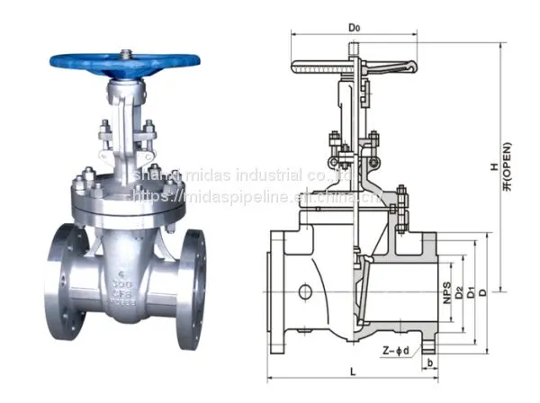 High Pressure Casting Steel WCB Dn80 Gate Valve A216 Wcb photo-2