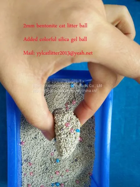 Less Dust and Strong Odor Control Bentonite Cat Litter Added Apple Scent