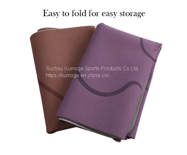 Folding Suede Yoga Mats-kmr04 photo-3