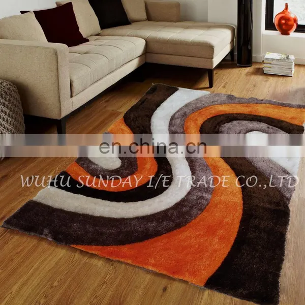 High Quality Fashionable Polyester 3D Shaggy Rug New Design photo-4