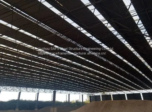 Steel Space Frame Structure Barrel Coal Storage Project for Zhongxin Iron and Steel Co., Ltd. photo-4