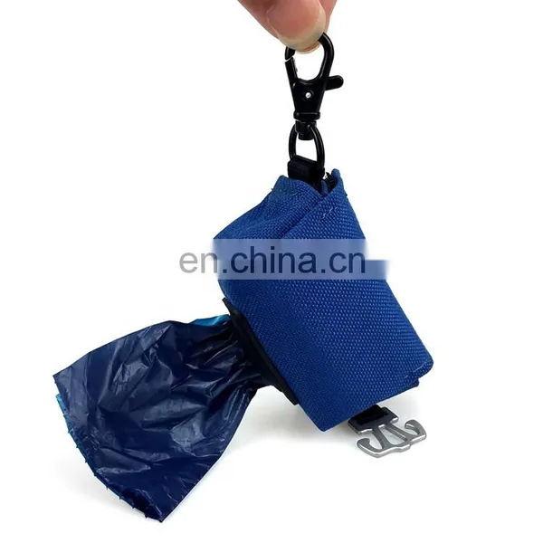 2020 New Arrival Factory Supply Custom Personalized Zipper Dog Poop Bag Dispenser on Leash