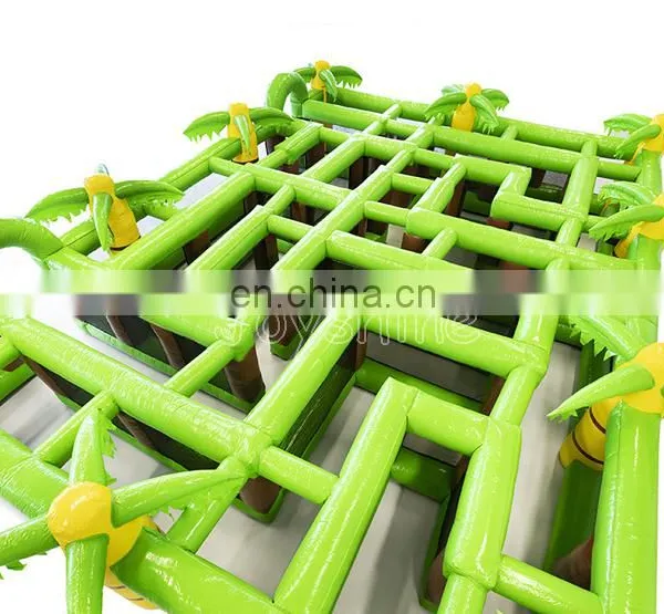 Inflatable Jungle Maze Tunnel Obstacle Laser Tag Playground For Sale photo-3