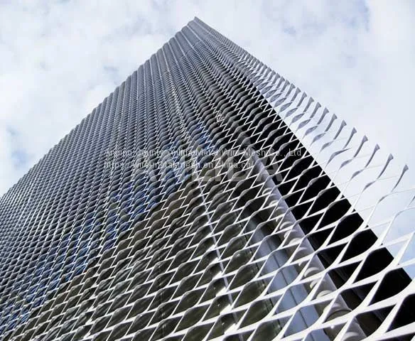Aluminium Expanded Metal Mesh Color Aluminium Walkway Mesh Aluminum Metal Mesh Factory China photo-5