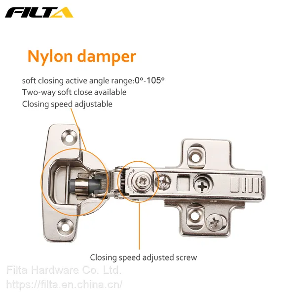 Filta Self Closing Two Way 4d Adjustable Soft Close Cabinet Kitchen Hinge photo-5