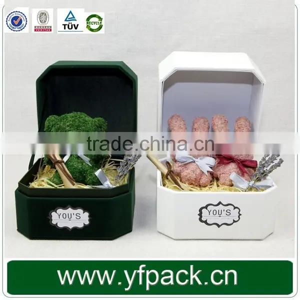 ELEGANT BOUTIQUE PAINTING PRINTING FLOWER CARDBOARD GIFT PAPER BOX photo-5