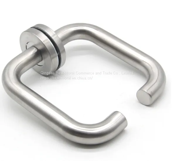 Satin Finish Entrance Door Handle Fire Rate Door Handle Stainless Steel Interior Door Handle photo-3