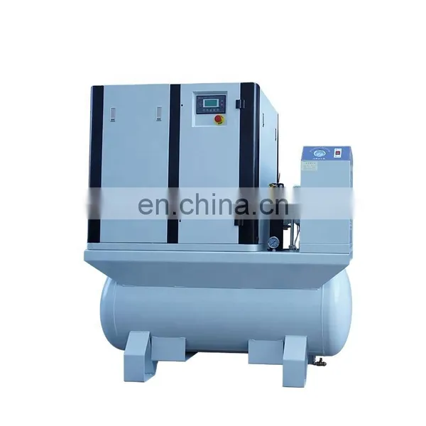 All in One Screw Air Compressor 22kw High Pressure 16Bar With Air Receiver Tank and Air Dryer for Laser Cutting Used photo-2