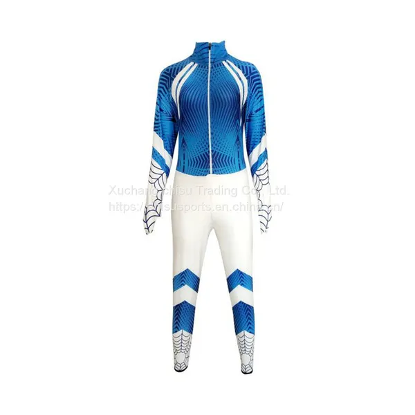Custom Design One Piece Zipper Long Sleeve Short Track Ice Speed Skating Skin Suit Racing Suits Short Track Skating Suit photo-4