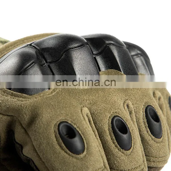 Luvas táticas de combate para o inverno com dedos inteiros e nós duros, com tela sensível ao toque, personalizadas para esportes de motocicleta ao ar livre photo-5