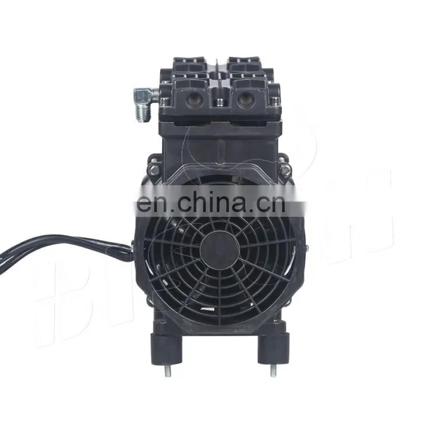 Bison China 62dB 1400RPM Dual Low Noise 1Hp Oil Free Silent Air Compressor Pump photo-2