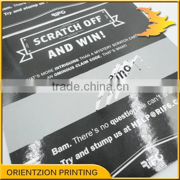 Custom Scratch Off Paper Lottery Ticket Printing, Lottery Card Printing. photo-3