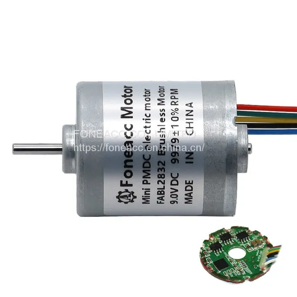 BL2832I OD 28mm Custom 6V 9V 12v 24v High Speed Low Noise Mini Brushless dc Electric Motor With Built-in Driver Board photo-2