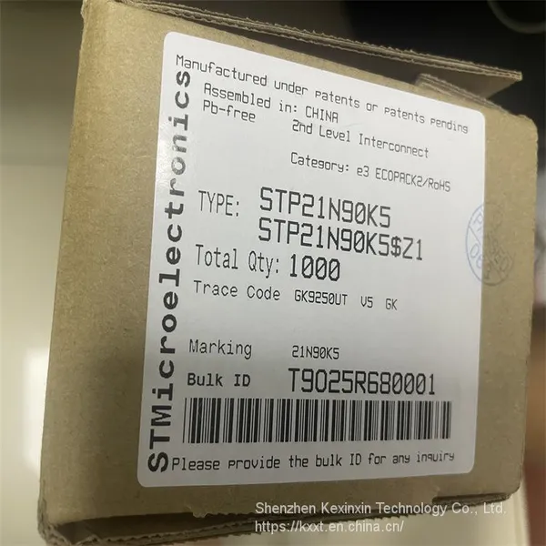 STP21N90K5 STMicroelectronics MOSFET N-Ch 900V 0.25 Ohm 18.5A MDmesh K5 photo-3