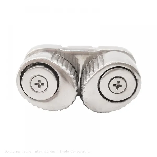 ISURE MARINE 47 / 64mm Cam Cleat With Leading Ring 316 Stainless Steel Boat Marine Sailing Sailboat Cam Rope Clamp Accessoire