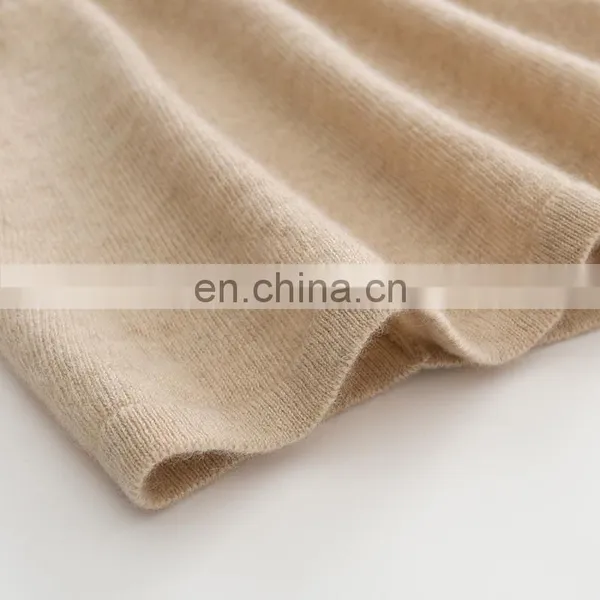 Autumn Luxury Slim Long Knitted 100% Cashmere Dress Ladies New Design Button Decoration Breathable Washable Floor-Length Natural photo-4
