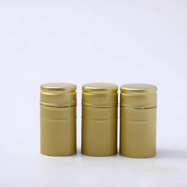 30x60mm Wine Aluminum Caps, Vodka Aluminum Screw Caps Customization photo-3