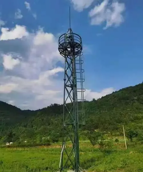 Steel Structure Microwave Antenna Communication Tower, Angle Steel 5G Signal Mobile Communication Base Station Tower photo-3