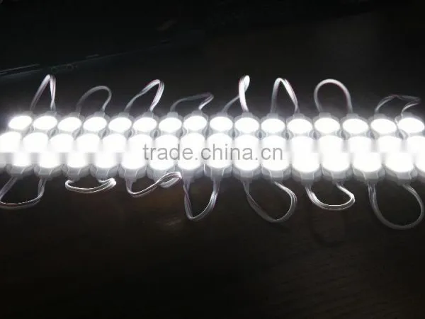High Brightness 3 Chips SMD 5050/5630/5730/2835/3535 LED Module With Optical Lens photo-3