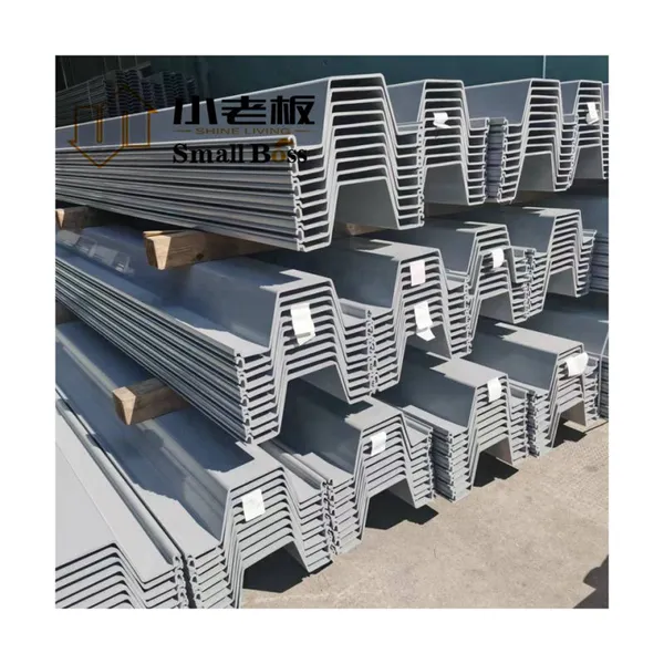 Pvc Sheet Pile Vinyl Sheet Piling Plastic Sheet Pile for Water Solution U Type photo-5