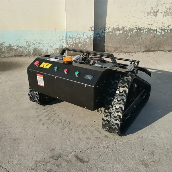 Gasoline Engine Self-powered Dynamo 16HP Power Consumption Wireless Radio Control Grass Cutter photo-6