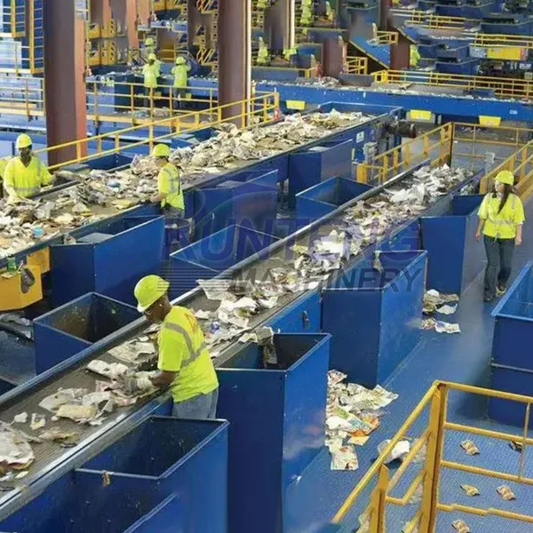 Good Quality 200t/d Manual Garbage Sorting Table City Garbage Sorting Machine EPC photo-2
