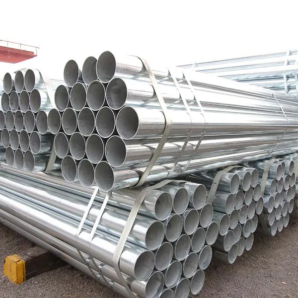 Customizable Round Steel Pipes GI Welded Pre-Galvanized, Schedule 40, 60mm 2 Inch ERW Tubes photo-3