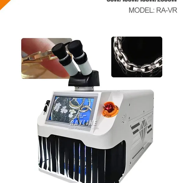 RA VR Series Mini Jewelry Laser Welding Machine With CCD For Gold Silver Platinum Ring Repair
