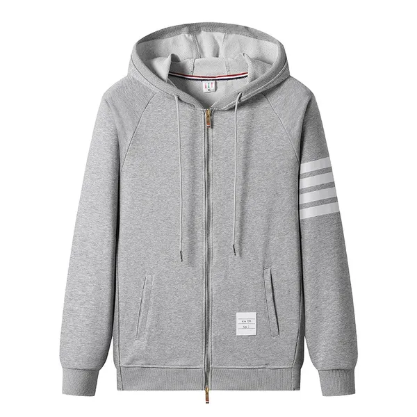 Men’s Cotton-Blend Full-Zip Hoodie Jacket